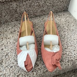 Cute pink sling back